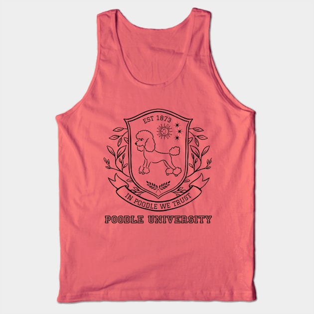 Poodle University Tank Top by stressless